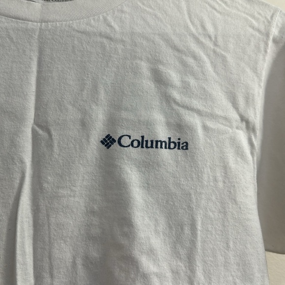 👚Columbia Mens white tee M - Picture 4 of 5